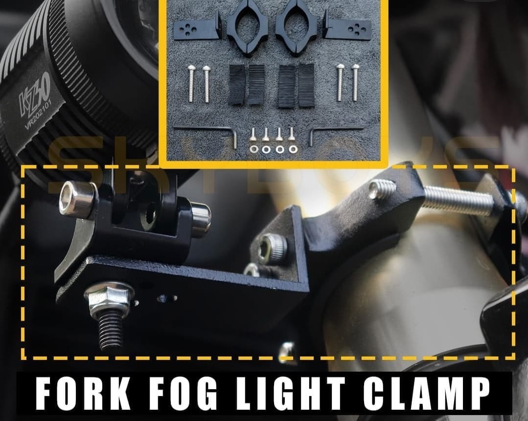 FORK FOG LIGHT CLAMP UNIVERSAL