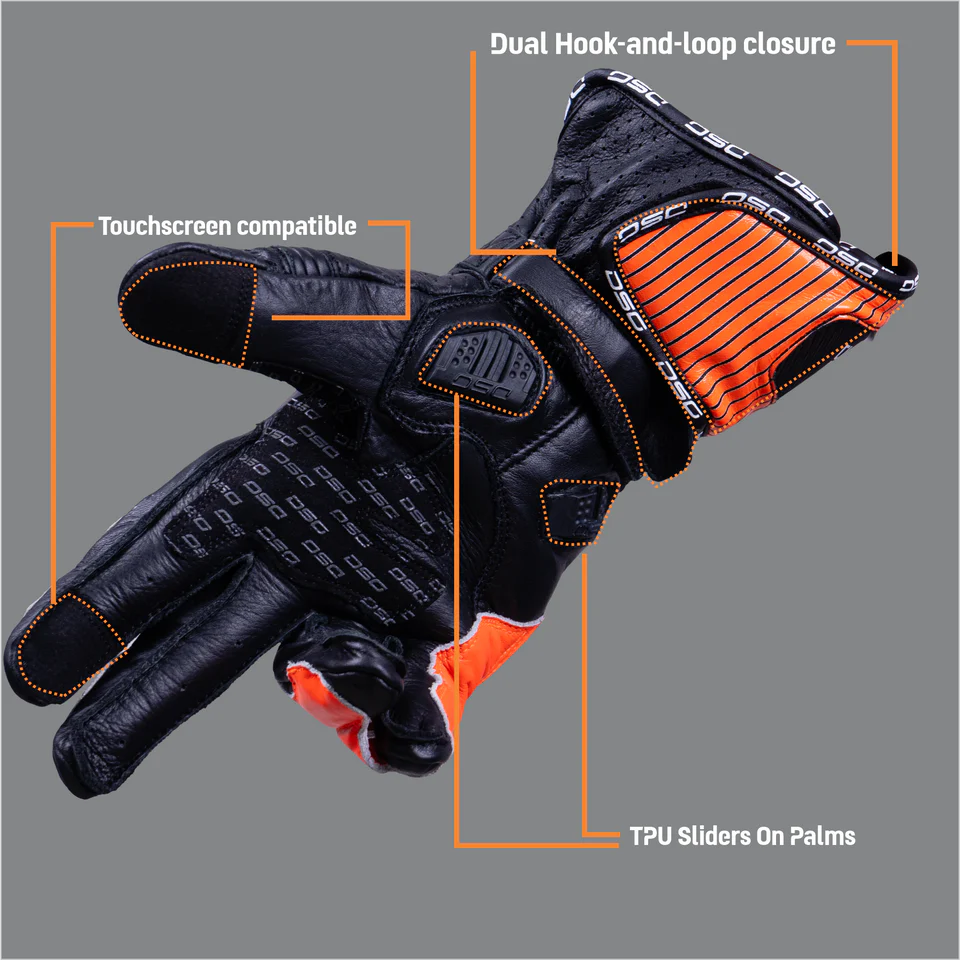 DSG Race Pro V1 Riding Glove
