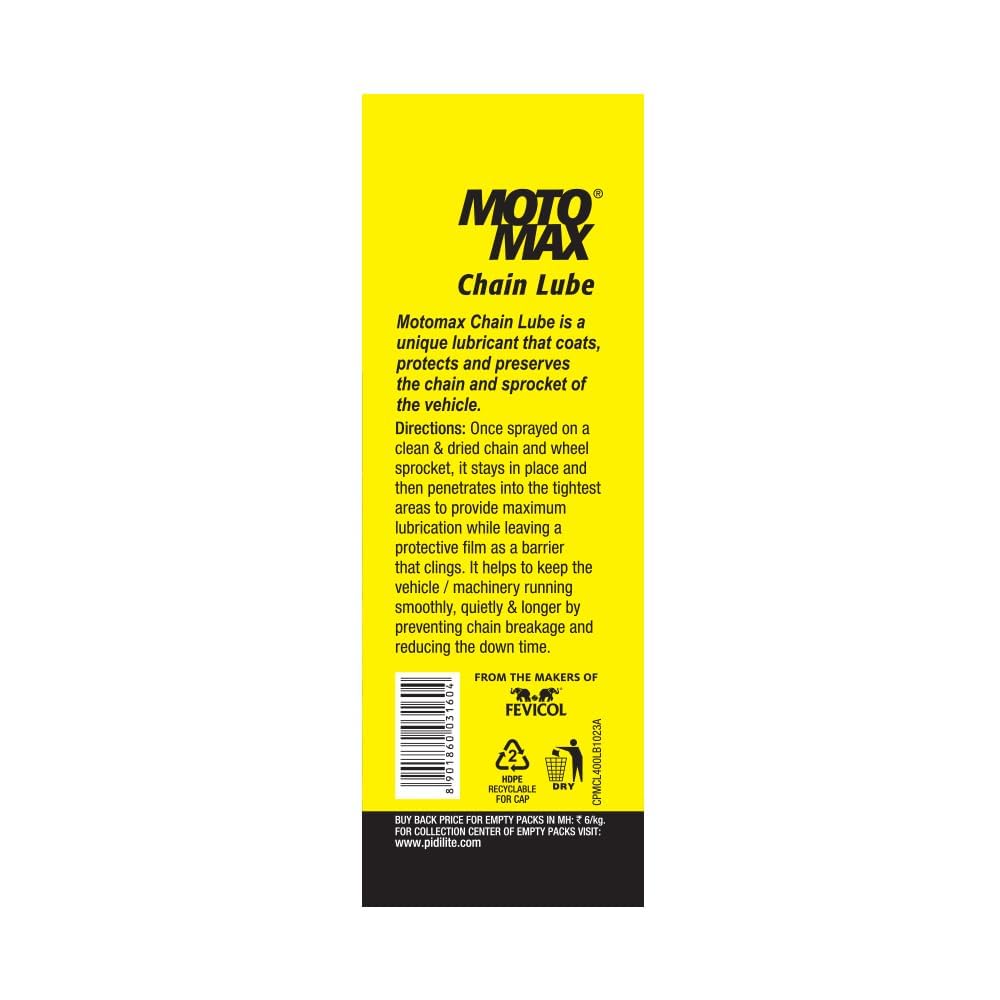 Motomax Chain Lube Aerosol Spray 200 ml