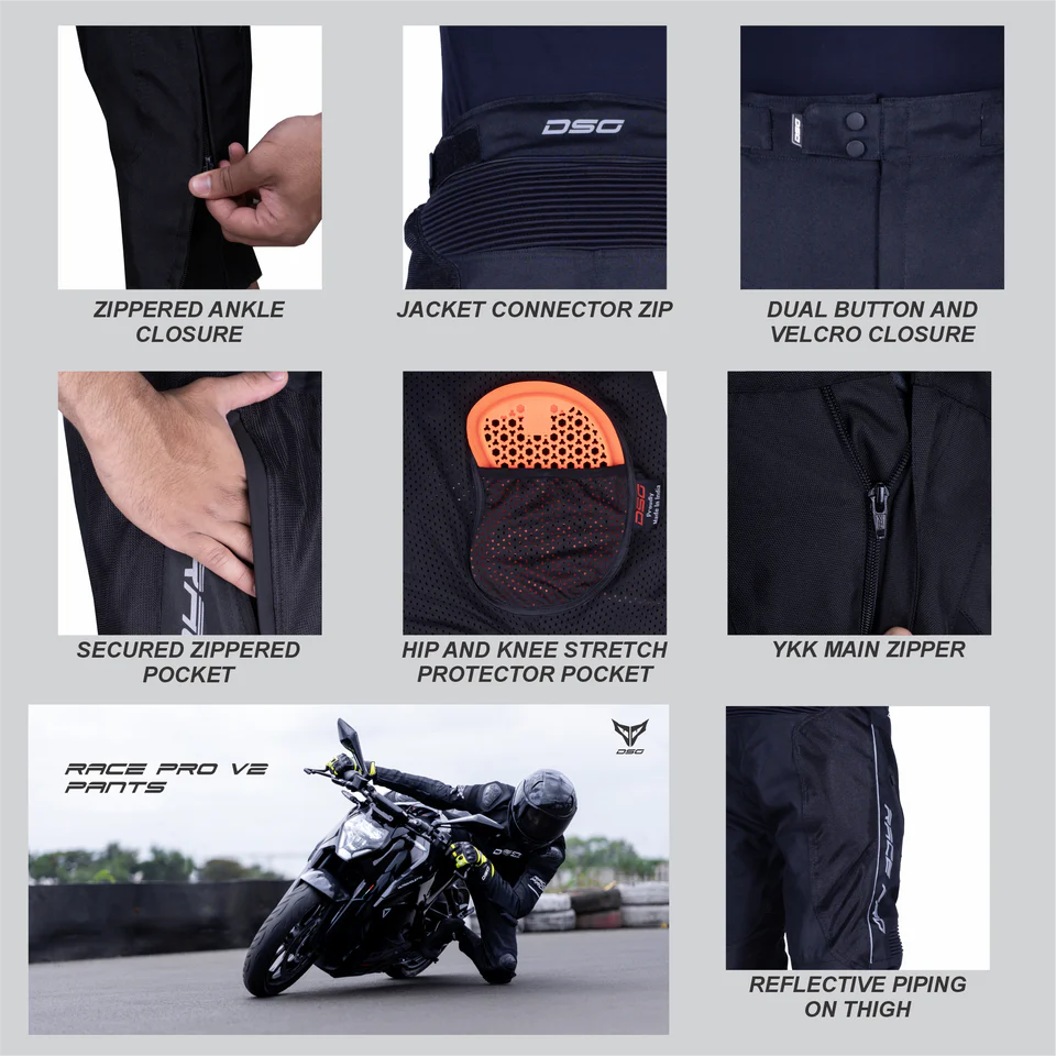 DSG Race Pro V2 Riding Pants