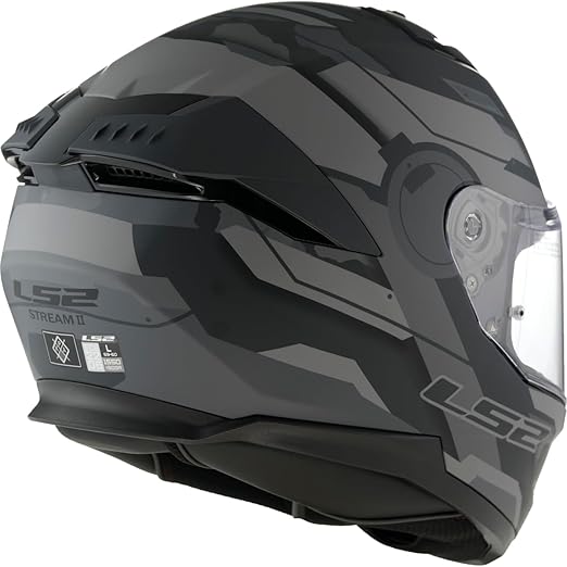 LS2 FF320 STREAM II SHADOW HELMET (Matt Titanium Grey)