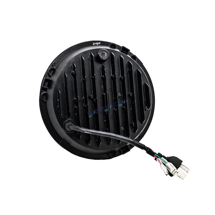 HJG 7 Inch RE Logo White LED Headlight