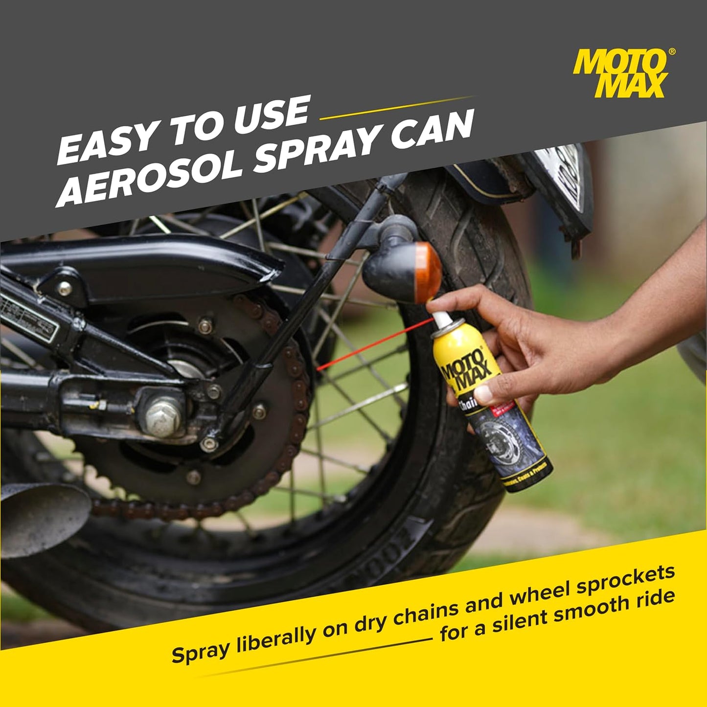Motomax Chain Lube Aerosol Spray 200 ml