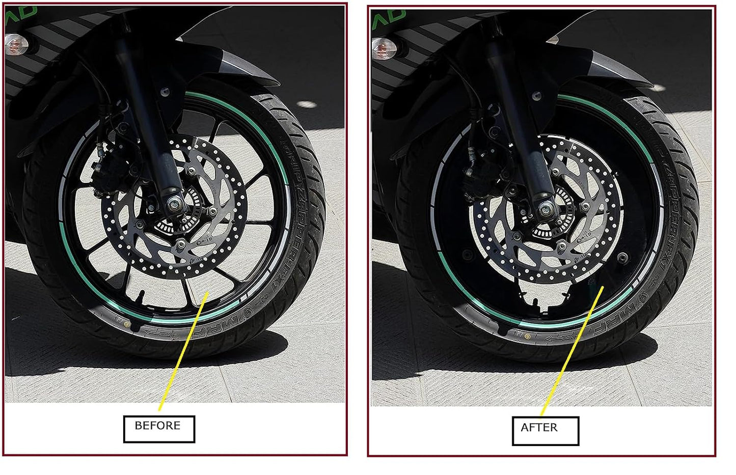 Universal BIKE PVC Wheel Cover