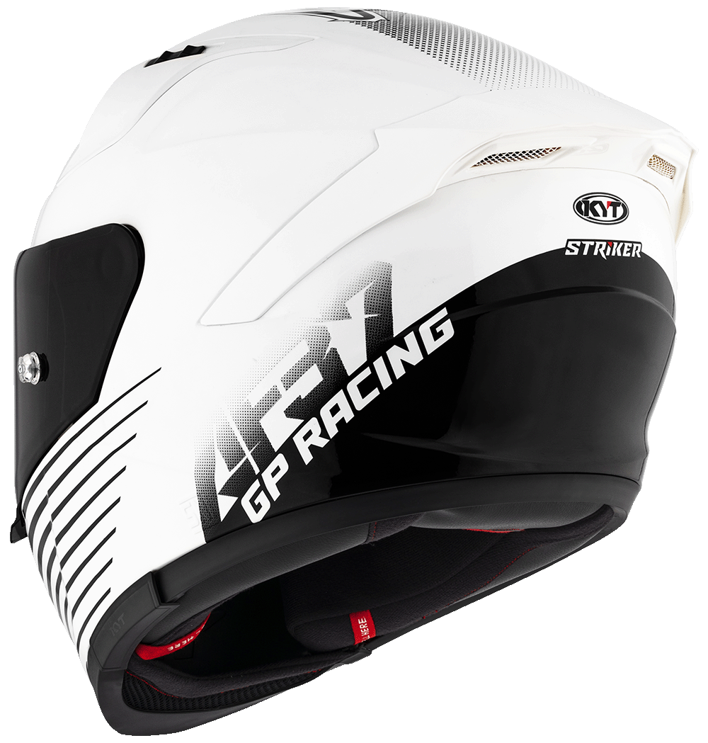KYT Striker AF37 Livery White Black