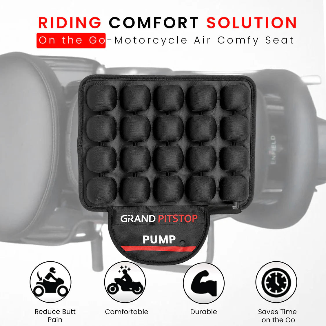 Air Bubble Airseat - Pillion with Pump
