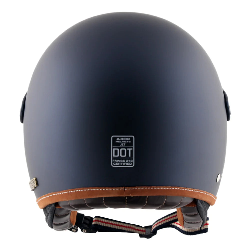 Retro Jet West Helmet with Peak