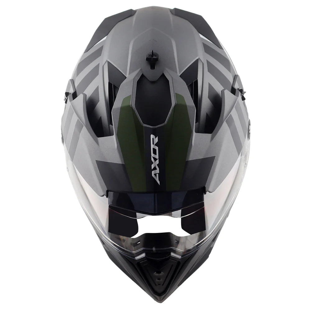 X-Cross Dual Visor Orbit Helmet