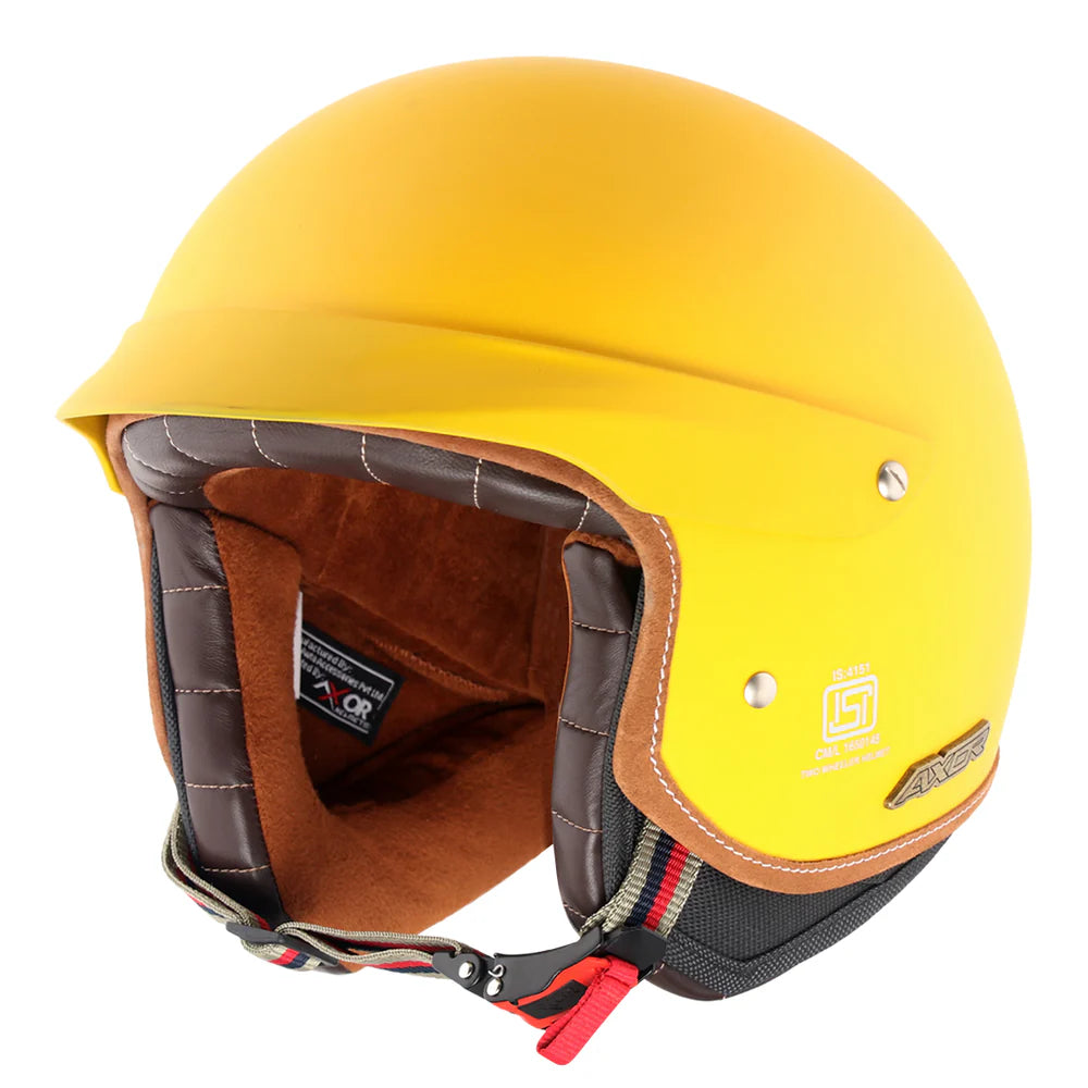 Retro Jet West Helmet with Peak