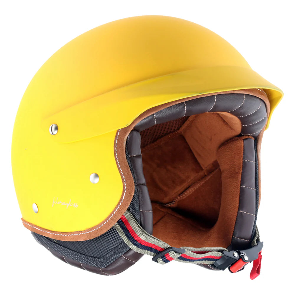 Retro Jet West Helmet with Peak