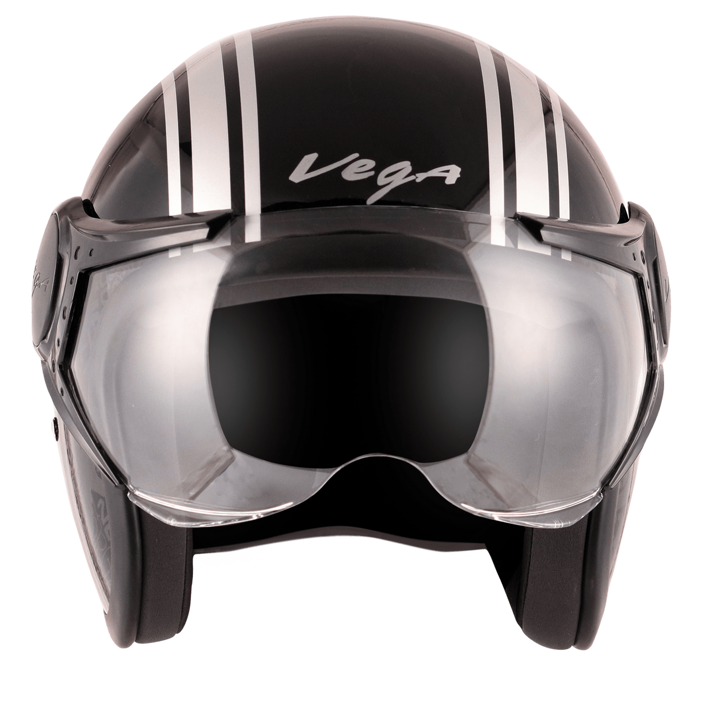 Jet Old School WVisor Helmet