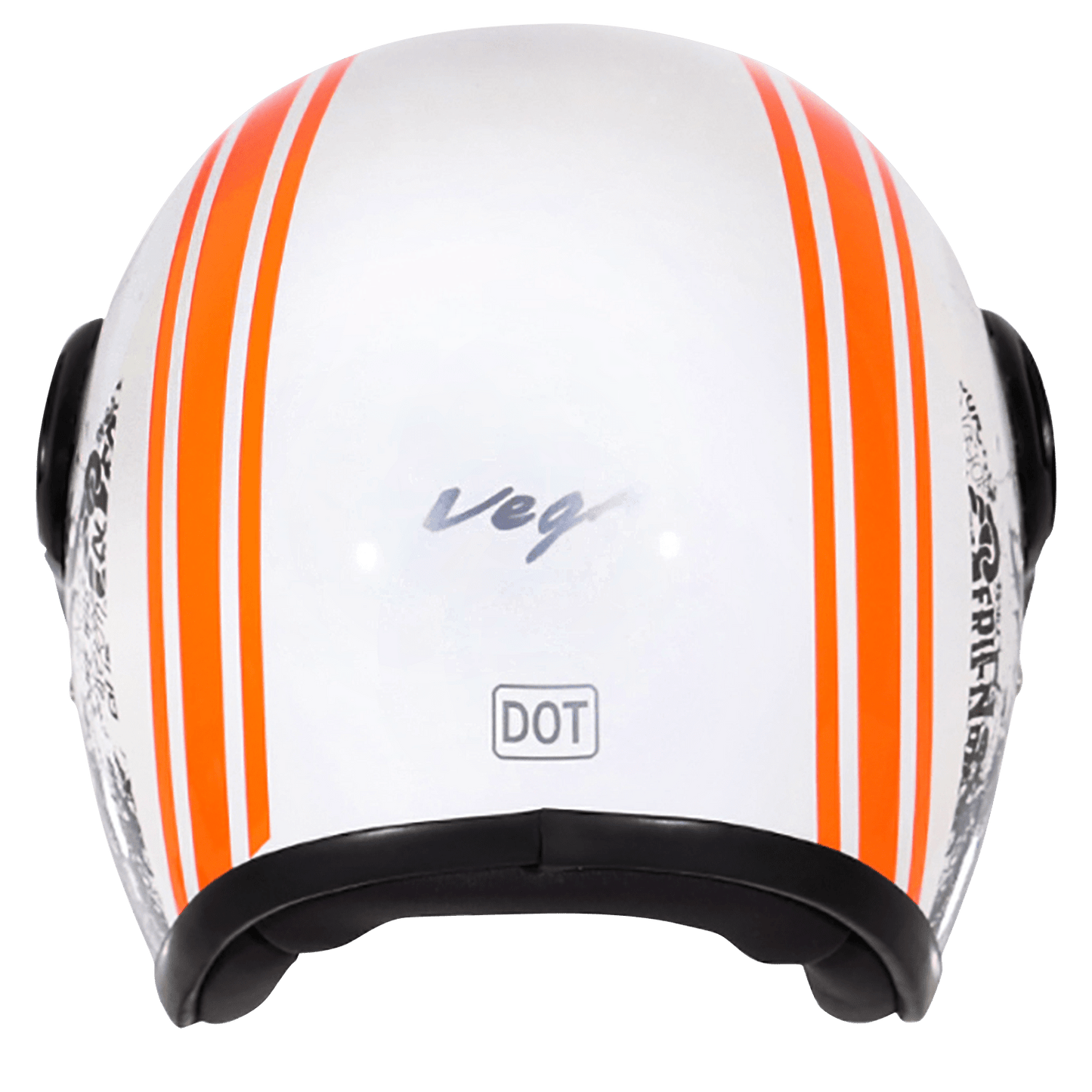 Jet Old School WVisor Helmet