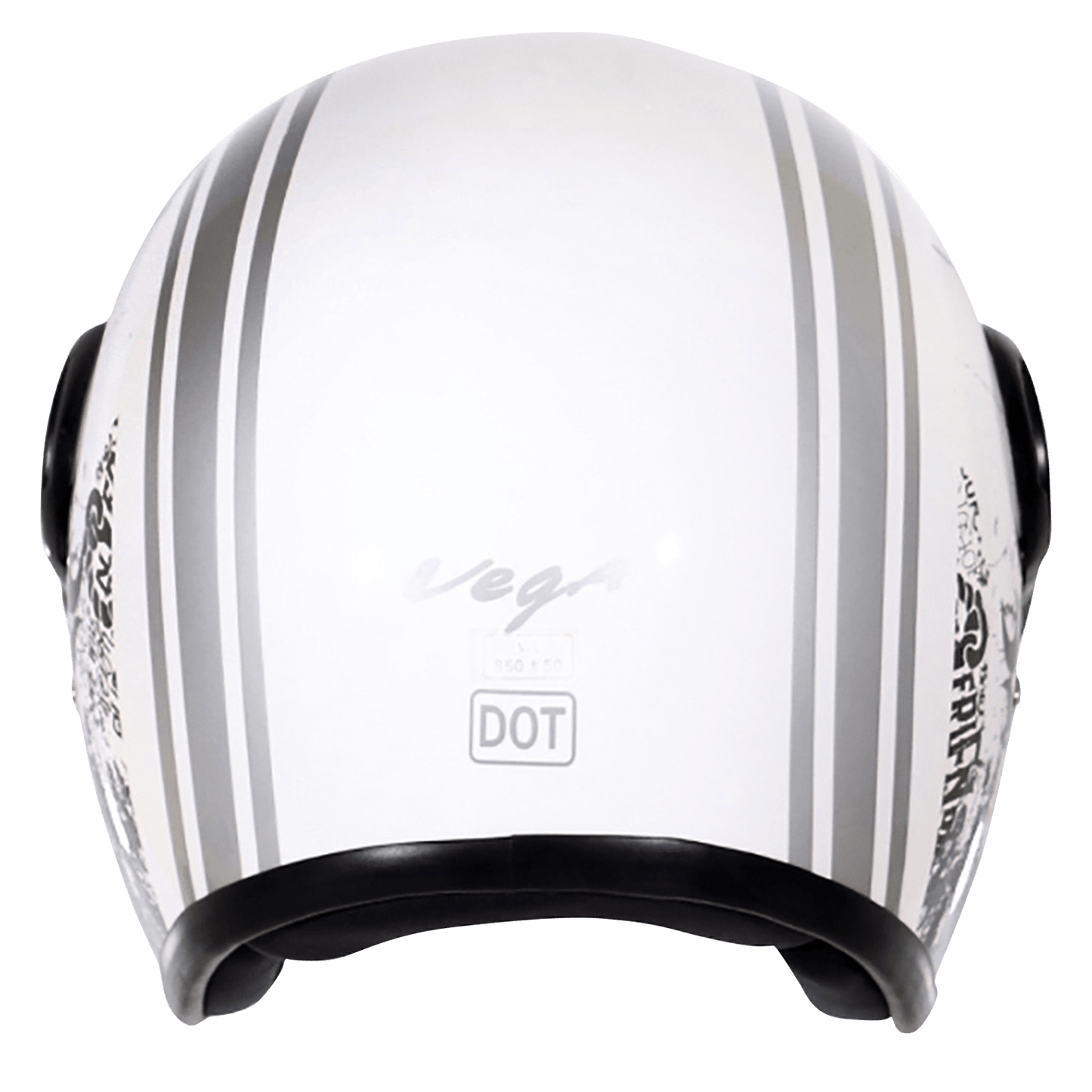 Jet Old School WVisor Helmet
