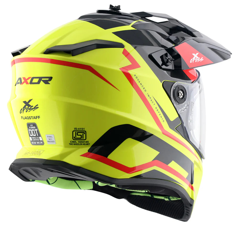 X-Cross Dual Visor Flagstaff Helmet