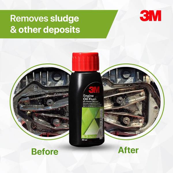 3M Engine Oil Flush For two wheelers(50 ml)