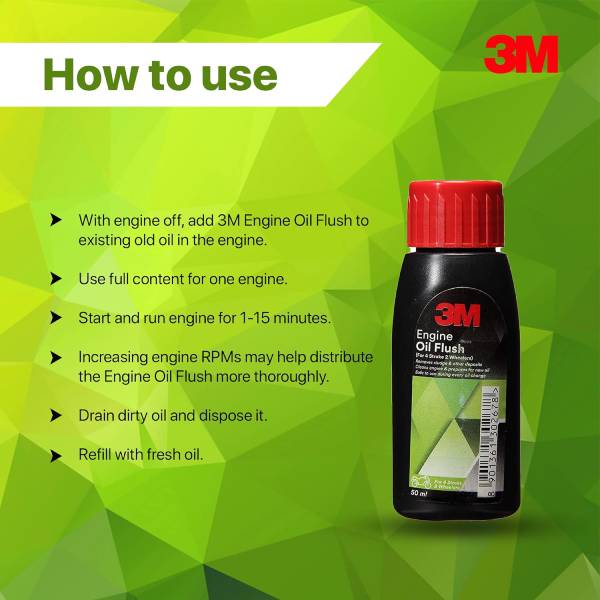 3M Engine Oil Flush For two wheelers(50 ml)