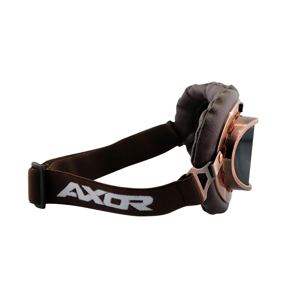 Axor Motorcycle Goggles P102 Brown