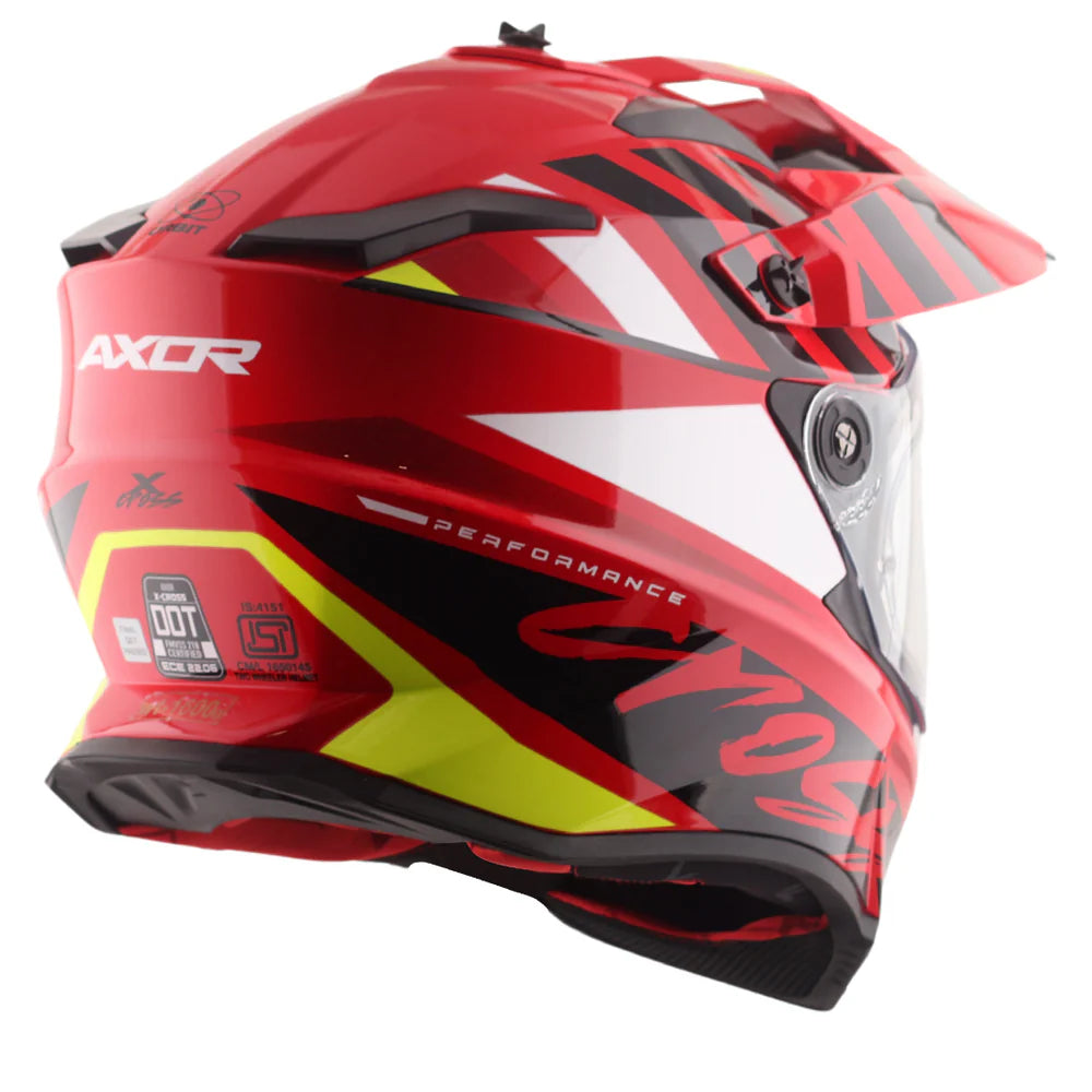 X-Cross Dual Visor Orbit Helmet