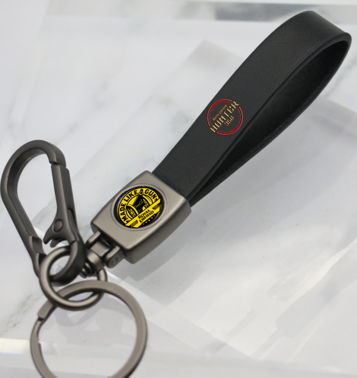 ROYAL ENFIELD HUNTER 350 LEATHER KEY CHAIN