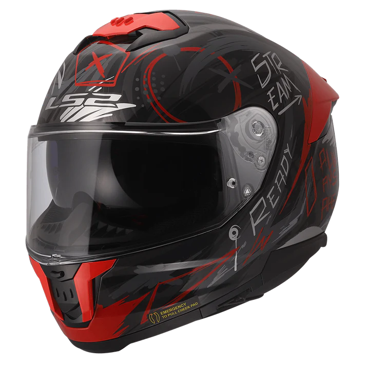 FF320 STREAM II SCRATCHES BLACK RED
