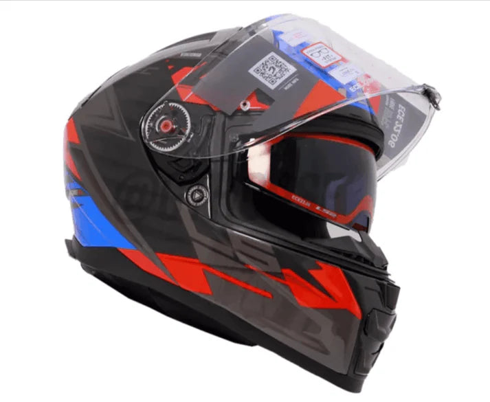 FF811 VECTOR II ABSOLUTE MATT BLACK RED BLUE
