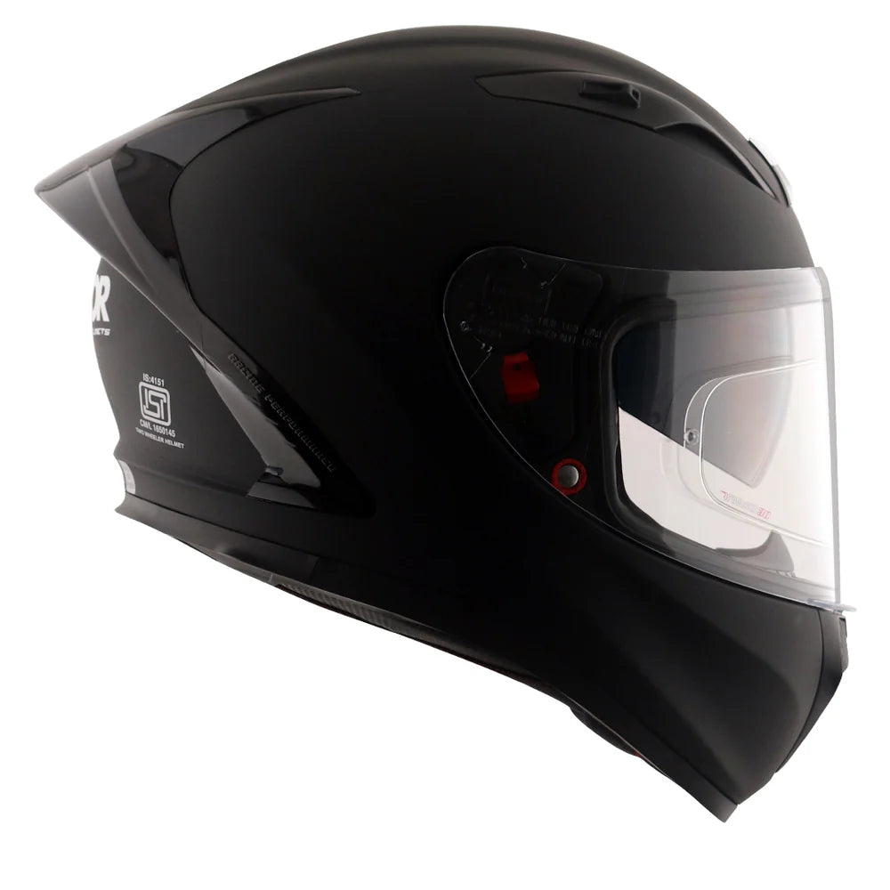 Street Solid Black Helmet