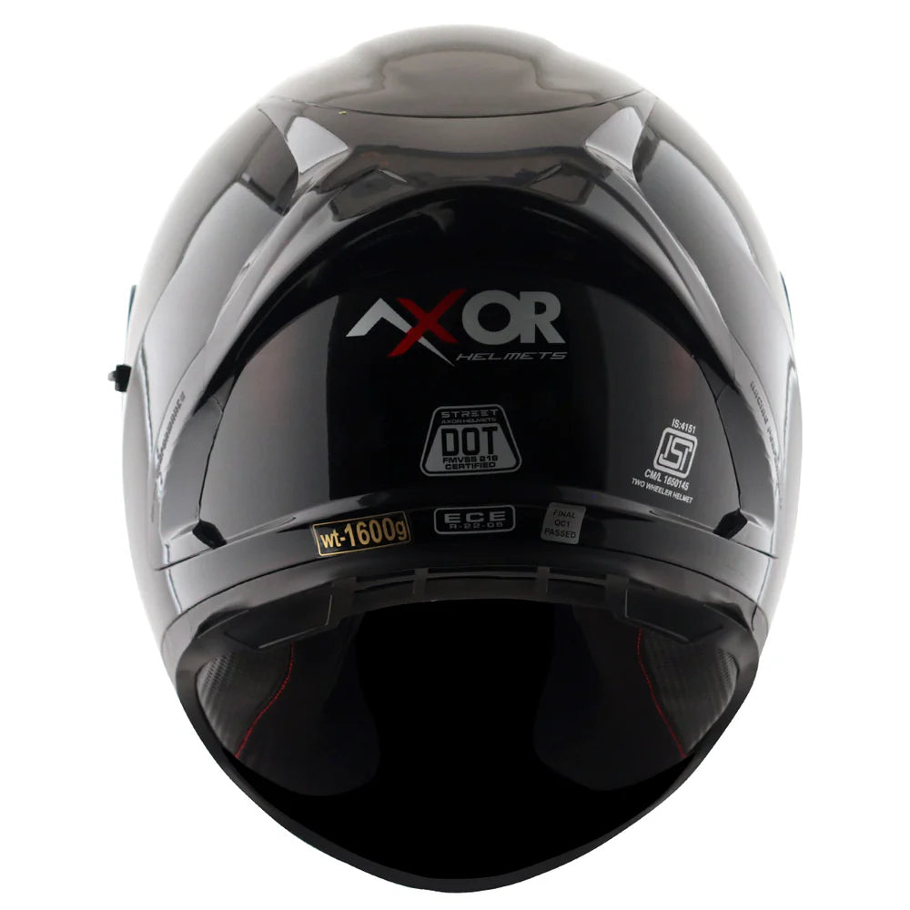 Street Solid Black Helmet