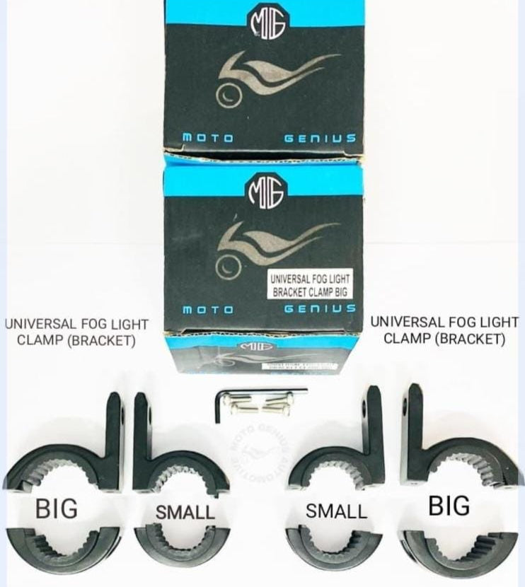 FORK FOG LIGHT CLAMP UNIVERSAL