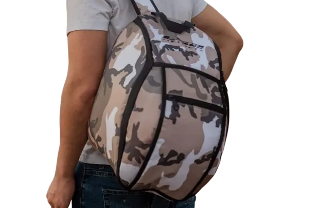 LS2 BACKPACK CAMOUFLAGE KHAKI HELMET BAG