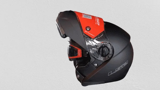 FF386 MATT BLACK FLIPUP HELMET – BKW Gears