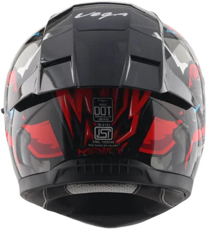 Rapid DV Mandy Monkey Helmet with Spoiler and extra Smoke visor