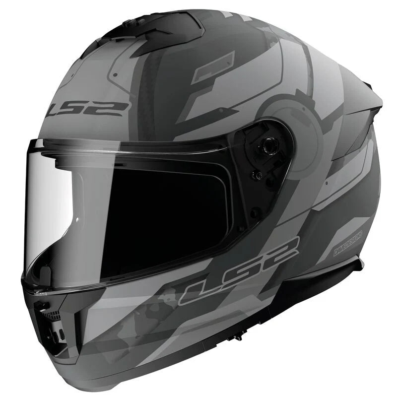 LS2 FF320 STREAM II SHADOW HELMET (Matt Titanium Grey)