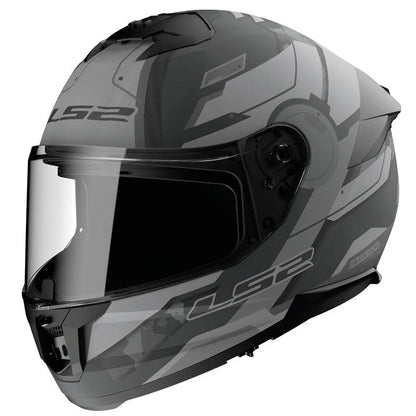 LS2 FF320 STREAM II SHADOW HELMET (Matt Titanium Grey)