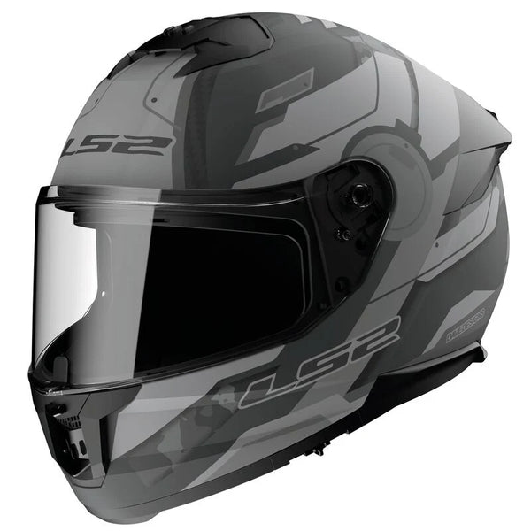LS2 FF320 STREAM II SHADOW HELMET (Matt Titanium Grey)