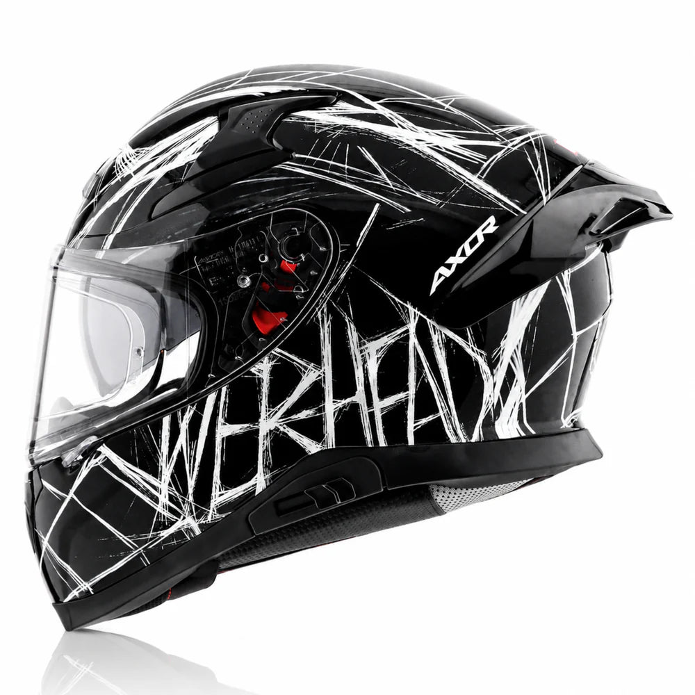 Axor Apex Marvel Spider Man Edition Full-Face Helmet With Spoiler
