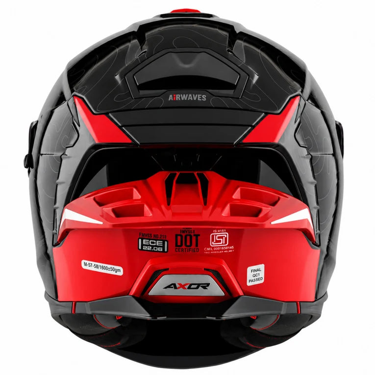 Axor Brutale Airwaves Full Face Helmet with Dual Spoilers