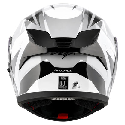 Vega Boolean Optimus Flip-up Helmet with spoiler