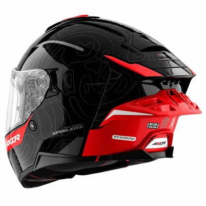 Axor Brutale Airwaves Full Face Helmet with Dual Spoilers