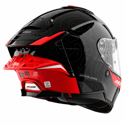 Axor Brutale Airwaves Full Face Helmet with Dual Spoilers