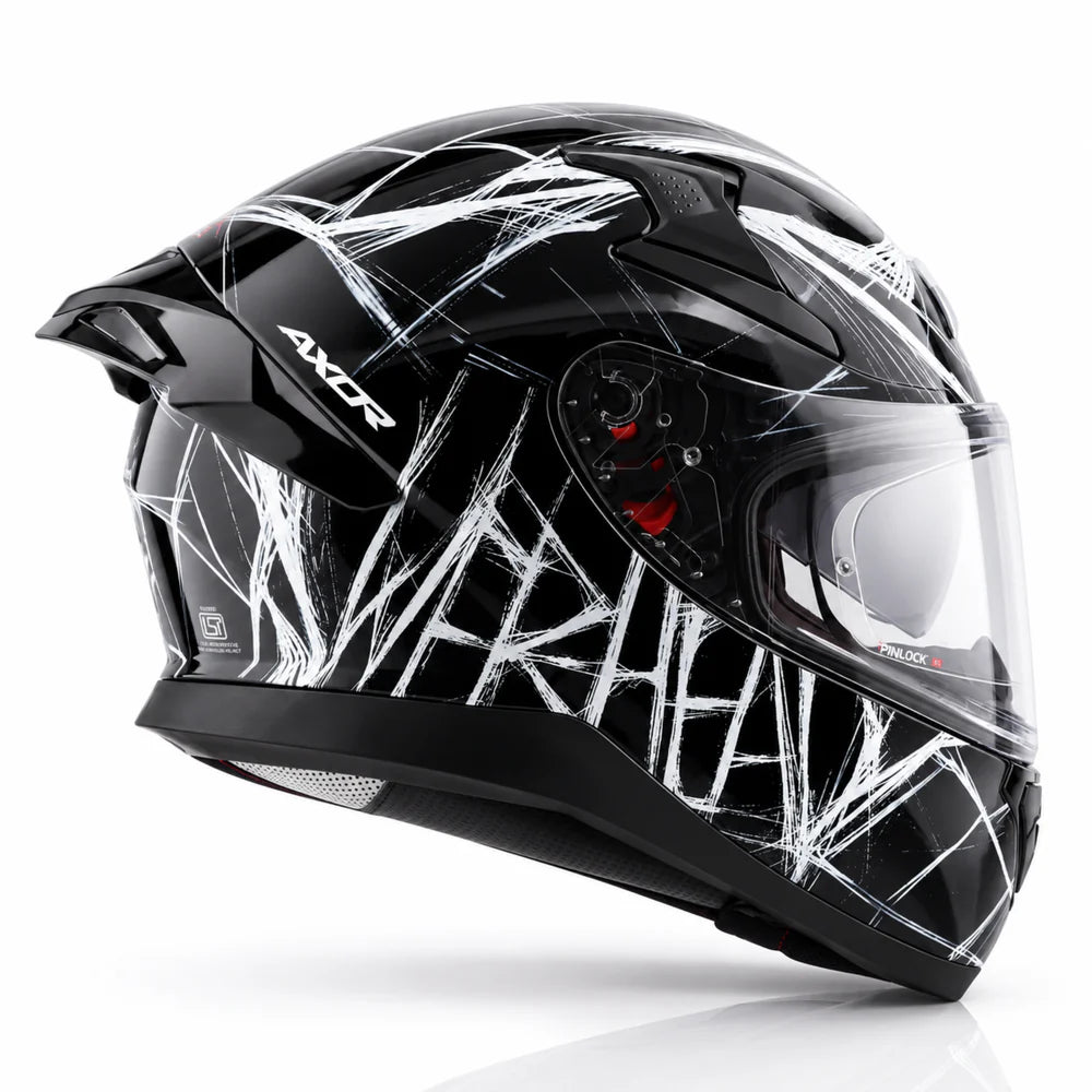Axor Apex Marvel Spider Man Edition Full-Face Helmet With Spoiler