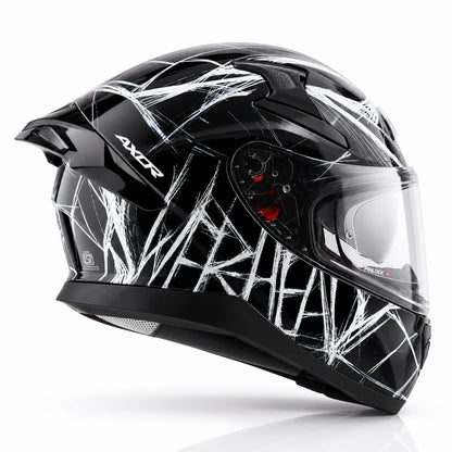 Axor Apex Marvel Spider Man Edition Full-Face Helmet With Spoiler