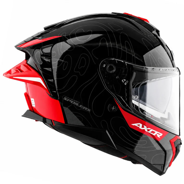 Axor Brutale Airwaves Full Face Helmet with Dual Spoilers