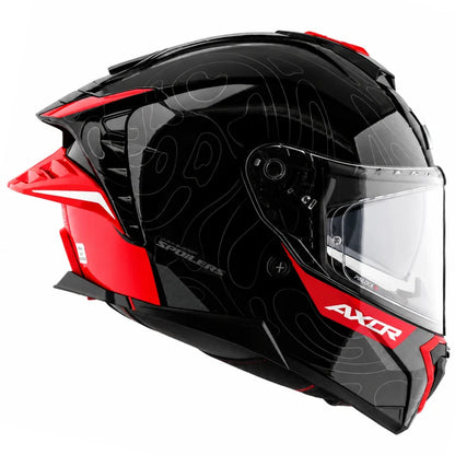 Axor Brutale Airwaves Full Face Helmet with Dual Spoilers