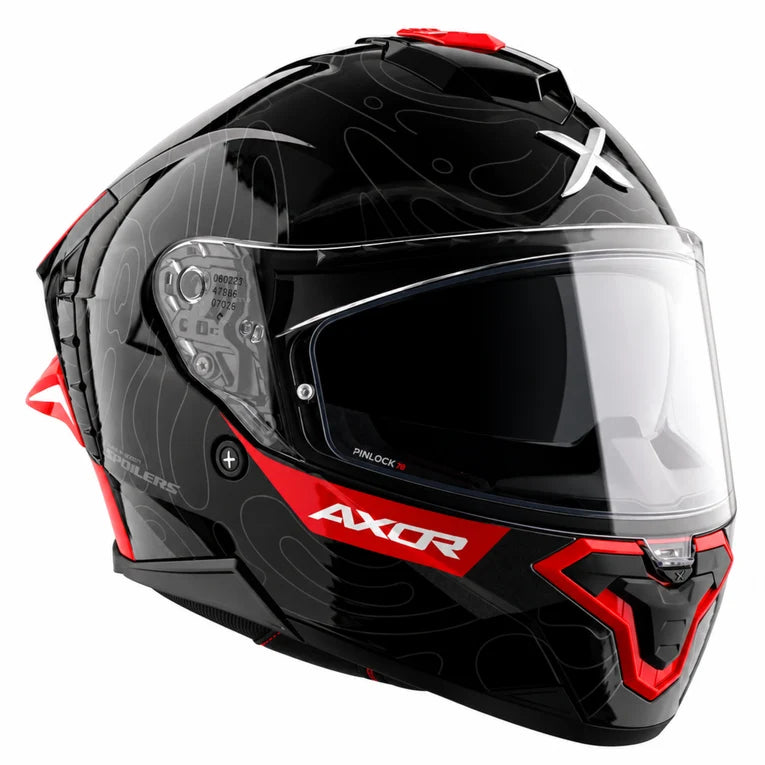Axor Brutale Airwaves Full Face Helmet with Dual Spoilers