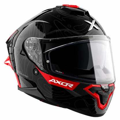Axor Brutale Airwaves Full Face Helmet with Dual Spoilers