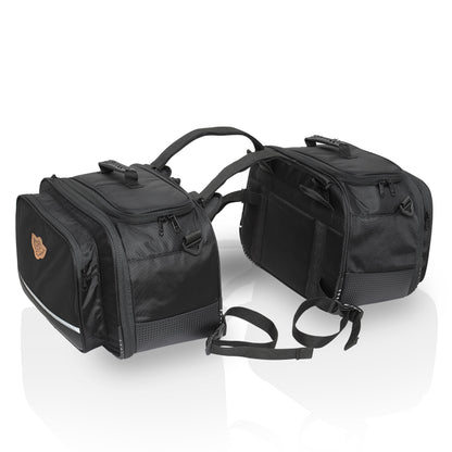 Stallion Saddlebag 50Ltrs expandable up to 65Ltrs with Rain Cover and Drybags