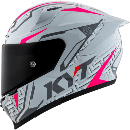 KYT Striker #02 Asphalt Grey Fuxia
