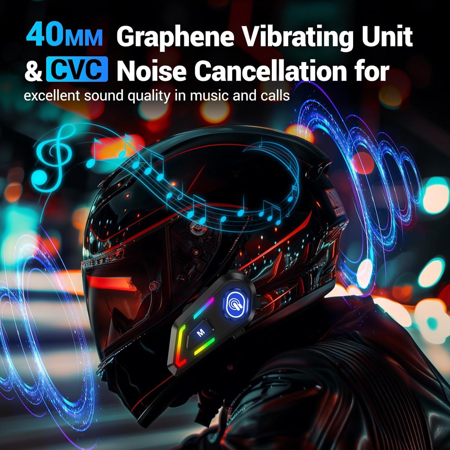 EDYELL C5 Motorcycle Helmet Bluetooth