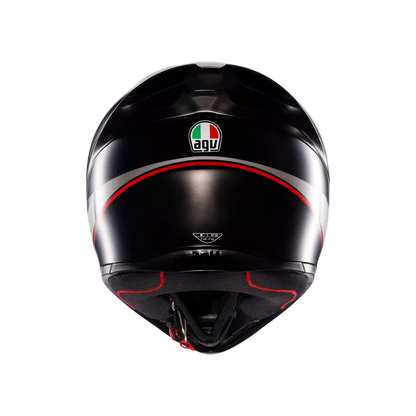 AGV K1 S LAP MATT BLACK/GREY/RED