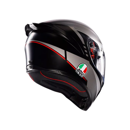 AGV K1 S LAP MATT BLACK/GREY/RED